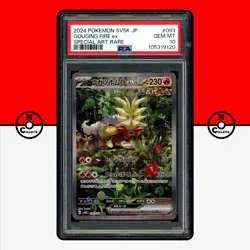 Pokemon PSA 10 Gouging Fire ex SV5K 093/071 SAR Wild Force Entei Japanese - Image 1