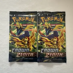 Crown Zenith Pokemon TCG Booster Pack Sealed. Single Pack - Image 1