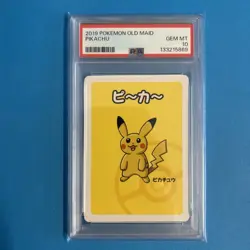 2019 POKEMON OLD MAID PIKACHU PSA 10 - Image 1