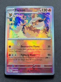 Flareon 013/131 Poke Ball Pattern Prismatic Evolutions Pokemon TCG - Image 1