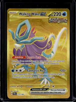 2024 Pokemon SV Temporal Forces TEF EN Walking Wake ex #215/162 - Image 1
