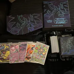 Pokemon Phantasmal Flames Elite Trainer Box opened with pulls and everything - Image 1