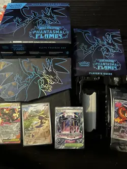 Pokemon Phantasmal Flames Elite Trainer Box opened with pulls and everything - Image 1