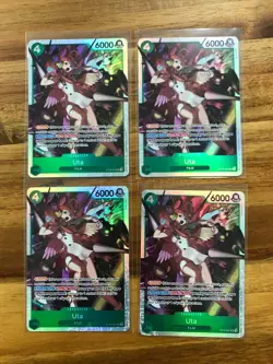 4 - Uta ST16-001 Green Uta Deck One Piece TCG ENG FOIL Playset - Image 1