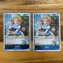 2 - Nami P-053 Promo Reverse Holo Jolly Roger Foil PRB01 The Best One Piece - Image 1