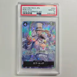 One Piece | Awakening of a New Era | Rob Lucci OP05-093 | Alt Art JP PSA10 - Image 1