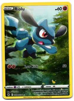 Riolu GG26/GG70 - Crown Zenith Galarian Gallery Holo Pokemon TCG 2023- M/LP Card - Image 1