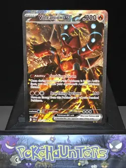 Pokemon Card Volcanion ex 182/159 Journey Together Special illustration Rare NM - Image 1