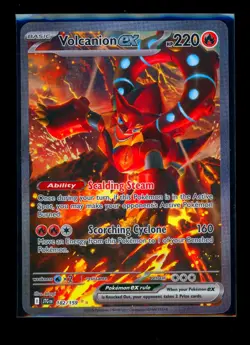 Volcanion ex 182/159 Journey Together Special illustration Rare Pokemon Card NM - Image 1