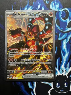 Volcanion ex 182/159 Journey Together Special illustration Rare Pokemon Card NM - Image 1