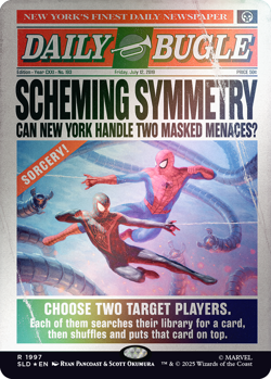 MTG SECRET LAIR X MARVEL’S SPIDER-MAN: DAILY BUGLE BREAKING NEWS RAINBOW FOIL ED - Image 2