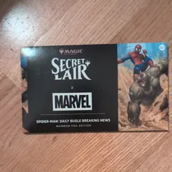 MTG Secret Lair x Marvel's Spider-Man: Daily Bugle Breaking News Rainbow Foil - Image 1