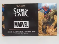 2025 Secret Lair x Marvel Spider-Man Daily Bugle Breaking News Rainbow Foil Box - Image 1