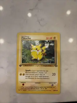 Pikachu Jungle 60/64 1st Edition Regular Card Near Mint - Image 1