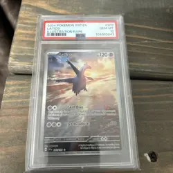 2024 POKEMON SSP EN-SURGING SPARKS ILLUSTRATION RARE #203 LATIOS PSA 10 - Image 3