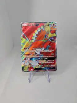 Ho-Oh GX Full Art 131/147 SM Burning Shadows Holo Pokemon TCG - Image 1