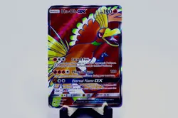 Pokemon TCG Ho-Oh GX 131/147 Burning Shadows Ultra Rare Card NM Condition - Image 1