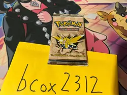 Pokemon Fossil First Edition Booster Pack light - Image 1