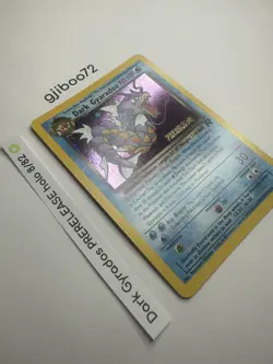 Pokemon Dark Gyarados 8/82 WotC Team Rocket Prerelease Holo Rare Promo NM - Image 2