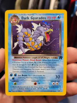 Pokemon TCG Dark Gyarados 8/82 Team Rocket Prerelease Holo Rare Promo LP WOTC - Image 4