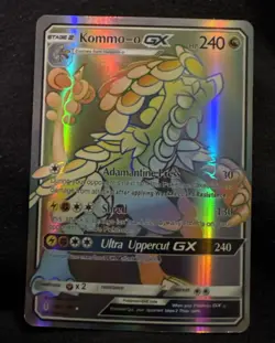 Kommo-o GX (Secret) 159/145 Secret Rare Pokemon SM - Guardians Rising - Image 1