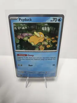 Pokemon TCG Psyduck Mega Evolutions Black Star Promo Card 007 Near Mint 🔥 - Image 1