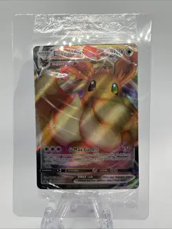Pokemon Eevee VMAX SWSH087 Sword & Shield Promo Full Art Holo TCG Card - Image 3