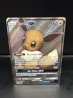 Pokemon TCG Eevee GX SM242 Black Star Promo Full Art Rare Card - Image 1
