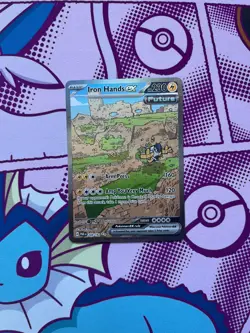 Pokemon - Iron Hands ex 248/182 - Paradox Rift - Special Illustration Rare - NM - Image 1