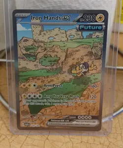 Iron Hands ex - 248/182 - Pokemon Paradox Rift Special Illustration Rare Card NM - Image 4