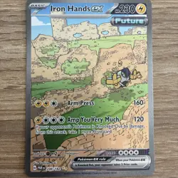 Iron Hands ex - 248/182 - Pokemon Paradox Rift Special Illustration Rare Card NM - Image 1