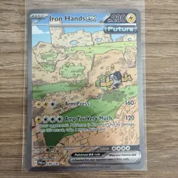 Iron Hands ex - 248/182 - Pokemon Paradox Rift Special Illustration Rare Card NM - Image 3