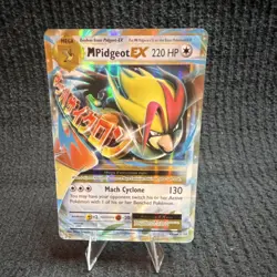 Pokemon M Pidgeot EX 65/108 XY Ultra Rare Mega Full Art Holo 220 HP Card - Image 1