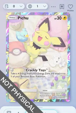 Pokemon TCG POCKET - Pichu 1⭐, Wisdom of Sea and Sky, English - Image 1