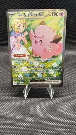 Pokemon Lillie's Clefairy ex 184/159 Journey Together SIR Pokemon TCG NM - Image 1
