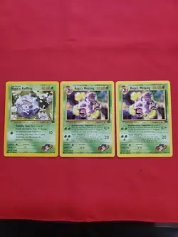 Pokemon: Koga's Koffing #79 & Weezing #50/132 - Gym Challenge 2000 - LP/MP - M39 - Image 1