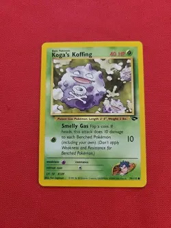 Pokemon: Koga's Koffing #79 & Weezing #50/132 - Gym Challenge 2000 - LP/MP - M39 - Image 3