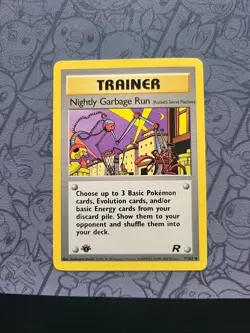 Pokemon: Nightly Garbage Run 1st Edition #77/82 Team Rocket 2000 - LP - T192 - Image 1