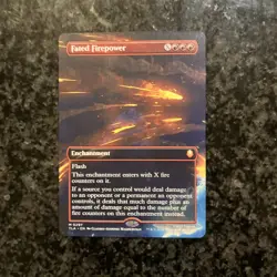 Fated Firepower (BORDERLESS) #297 NM Avatar: The Last Airbender TLA Magic MTG - Image 1