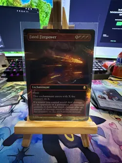 MTG Fated Firepower 0297 Foil (Borderless) M Avatar: The Last Airbender TLA NM - Image 1