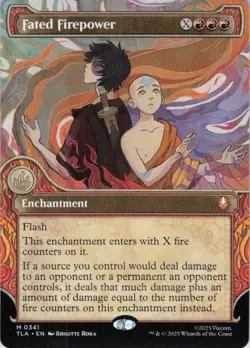 MTG Fated Firepower (Borderless) (297) | NM | Avatar: The Last Airbender {TLA} - Image 1