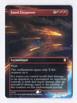 Fated Firepower (Borderless) 0297 (M) MTG Avatar: The Last Airbender (TLA) - Image 1