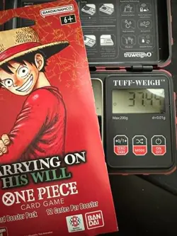 One Piece OP-13 CARRYING ON HIS WILL Sleeved Booster Pack HEAVY 37.44g - Image 1