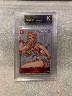Nami - OP01-016 (Jp) One Piece TCG Beckett - BGS Black Label 10 Pristine - Image 1