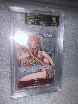 Nami - OP01-016 (Jp) One Piece TCG Beckett - BGS Black Label 10 Pristine - Image 2