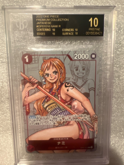 Nami - OP01-016 (Jp) One Piece TCG Beckett - BGS Black Label 10 Pristine - Image 4