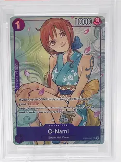 2025 One Piece O-Nami OP05-062 Illustration Box Vol.1 PSA 10 - Image 2