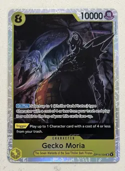 Gecko Moria SR The Azure Sea's Seven OP14-104 One Piece TCG - Image 1
