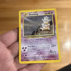 Pokemon TCG Holo Slowking 14/111 Neo Genesis Unlimited Rare Old School Vintage - Image 2
