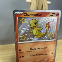 Charmander 109/091 Paldean Fates 2024 SHINY Rare Pokemon Card TCG NM 🔥🔥🔥 - Image 2